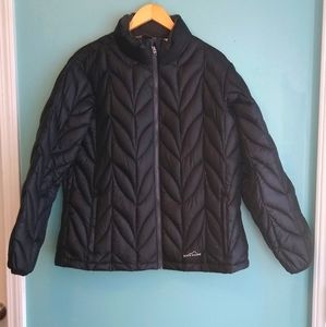 Eddie Bauer Goose Down black coat jacket puffer
